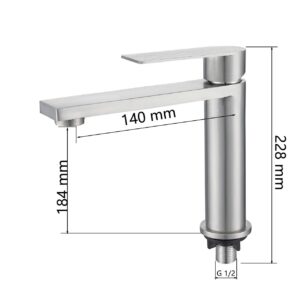 Kran Wastafel Stainless GTWO (5732)