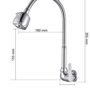 Kran Sink Tembok Kuningan GTWO (5726)