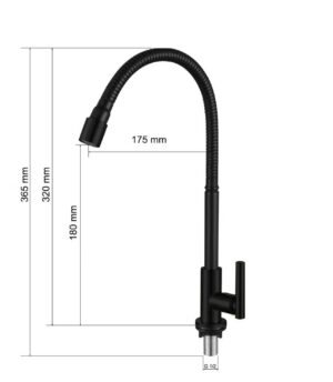 Kran Sink Meja Stainless GTWO (5707)